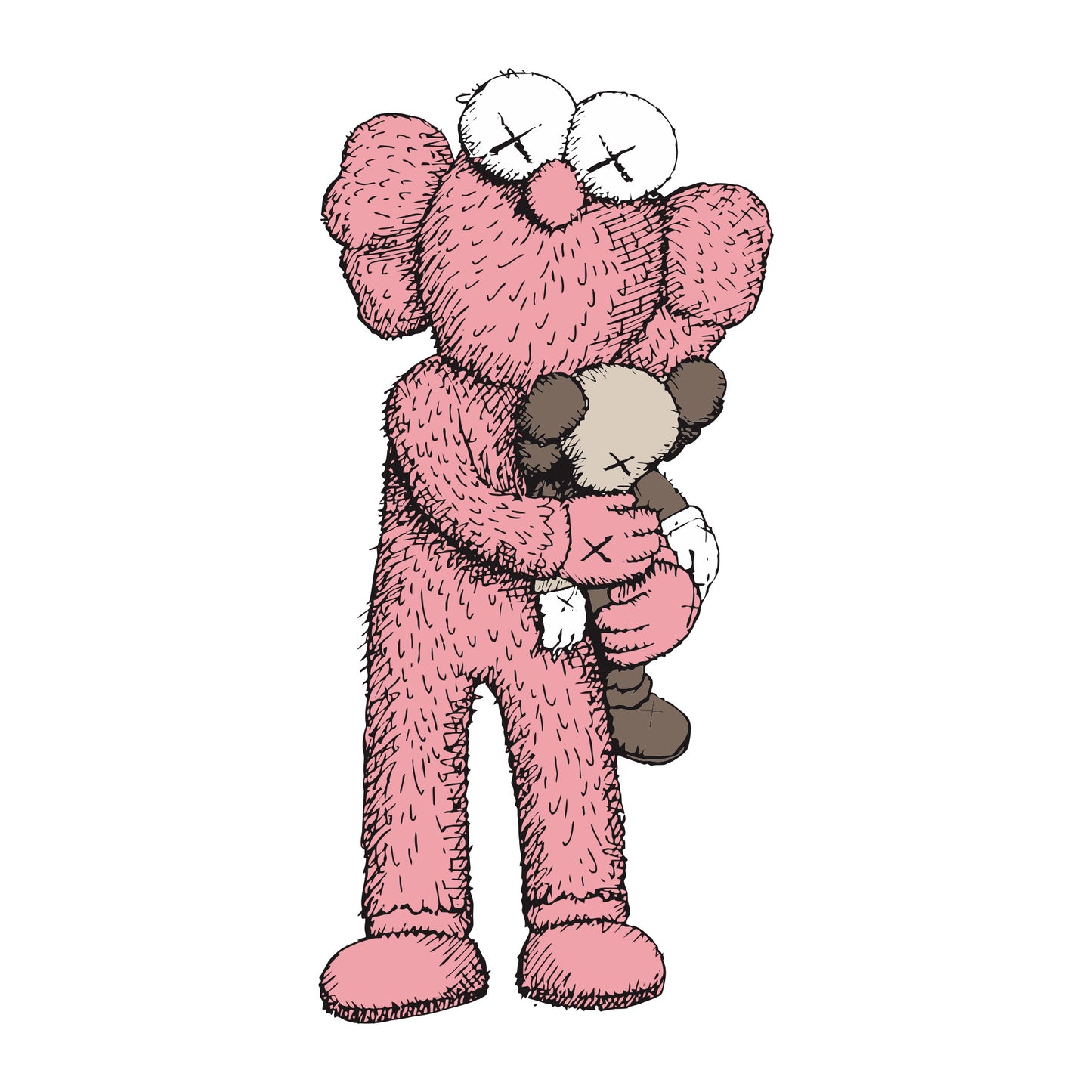 Kaws T Shirt Design Daisy Art