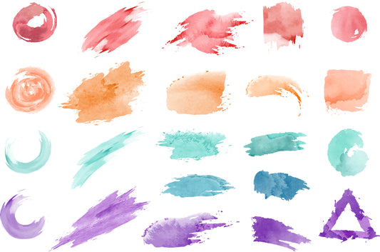 Png Svg Watercolor Brush Splash b12